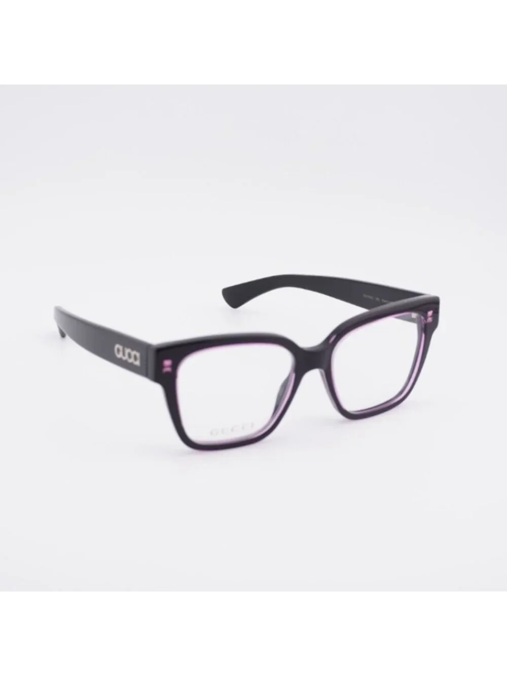 Gucci GG1791O 003 Eyeglasses Black/Pink 51mm Square Frame